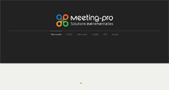 Desktop Screenshot of meeting-pro.com