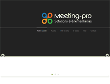 Tablet Screenshot of meeting-pro.com